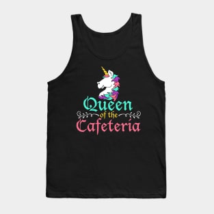 Queen of Cafeteria - Funny Lunch Lady Squad Gift Tank Top